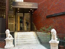 サロン カミンチャーン/ライオン像が目印の玄関です