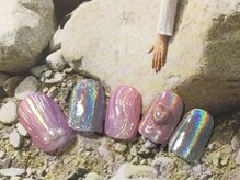 ゆびノさき/レインボーネイル