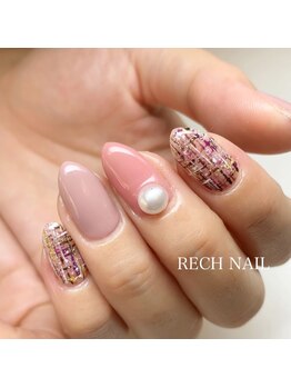 レッシュネイル サロンアンドスクール(RECH NAIL salon&school)/ツイード＊