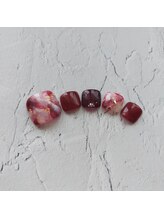 フレイムス アイラッシュ アンド ネイル(FRAMES)/大理石ネイル☆