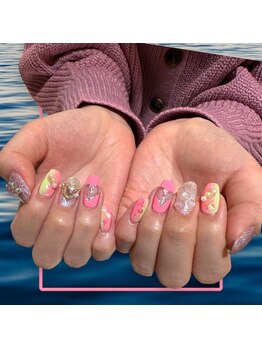 アヤネイルズ アンド アイラッシュ(AYA NAILZ.＆Eyelash)/100minsアートコース