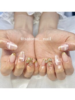 エムネイル ブランチ(Mネイル branch)/satomi担当:チェックネイル
