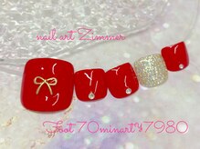 ネイルアート ジマー/フット◆70minart¥7980/学割あり