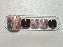 ジョアネイル(JOA Nail)/インク/ラメ囲み/ニュアンス