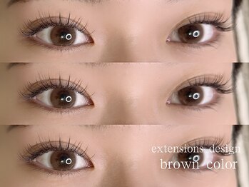 アイアンドネイル ブライト(bright)/オールブラウンエクステ