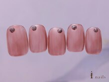 アイネイルズ 吉祥寺店(I nails)/ちぐはぐ癖ピンクネイル