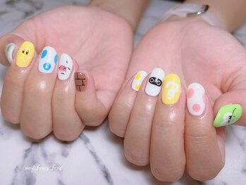 ネイル ファンシーファング(nail_fancy_fang)/キャラモチーフネイル