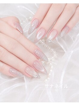 サナネイル 吉祥寺(Sana Nail)の写真/【吉祥寺/22時まで】ちび爪・深爪・自爪コンプレックス解消!長さだしで叶える最旬韓国・ワンホンネイル♪