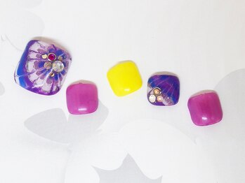 ティーエヌ 名古屋矢場町店/フット サンプルデザイン￥6500