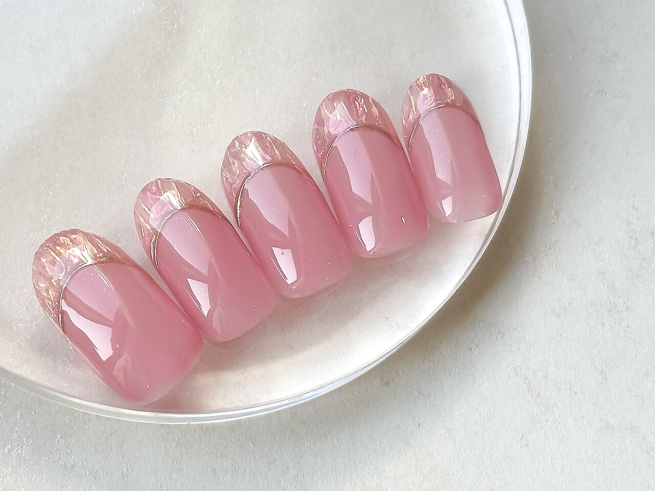 23))ストーンネイル フレンチガーリー ニュアンス 韓国ネイル ミラーネイル cheek🍊 . . . #nail#フレンチガーリー#表参道ネイル#ガーリー
