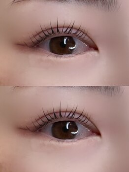 アイラッシュラック 本厚木(EYELASH LUCK)の写真/《次世代まつ毛パーマ》パリジェンヌラッシュリフト一人一人に合ったデザインを提案◎束感仕上げで上向き★