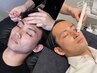 《人気NO.3》眉毛WAX(カット込み)＋ハイドロフェイシャル（毛穴洗浄）　¥9900