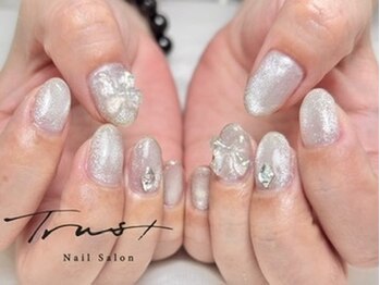 トラストネイル 佐野店(TRUST Nail)/キラキラマグネットネイル