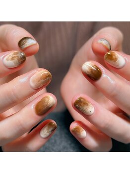 カフェラテネイル