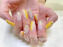 ジーフィンガー 大井町店(G Finger)/ビタミンカラー♪イエローグラデ