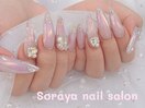 長さだし持ち込みマーメイドnail