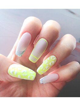 爪ソウシャイン(爪 SO SHINE)/ネオンレオパード