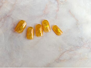 ミーム(meme)/塗りかけオーロラフィルムネイル