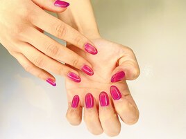 ジェル長さ出し♪ちゅるんカラー