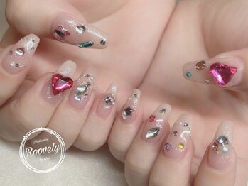 ルブリー(roovely)/ビジューネイル