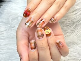 #秋ネイル
