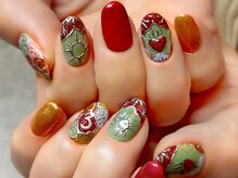 ジェルの色をミックスするので、色の種類は無限！驚きの再現度！