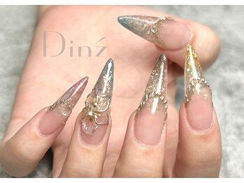 ディンズ(Din'z)の写真/【折れた自爪も他の爪と同じ長さに♪】実力派スタッフがいる《Din'z》で理想の美しい指先に☆