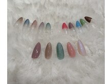 ネイルネイル リノアス八尾店の雰囲気(定額デザイン¥7590 10本全て同じカラーのシンプルコースです。)