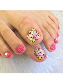 フット☆フラワーアート