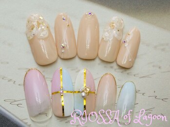 リオッサ オブ ラグーン(RIOSSA of Lagoon)/バイカラー×3Dフラワー