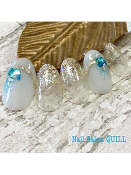 ネイルサロン クイル(QUILL)/７月シェル（１）