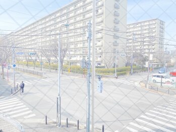 ポーラ ザ ビューティ 新松戸店(POLA THE BEAUTY)/店内から見えるけやき通り