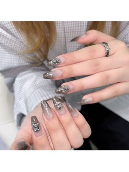 クイーンズビューティーサロン 新宿本店(Queen's beauty salon)/チップ長さ出し+やりつけ放題