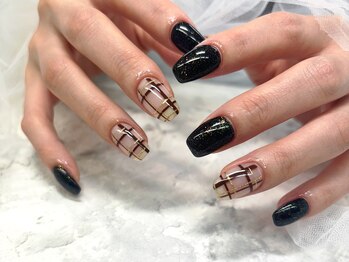 バタフライ 津田沼店(Butterfly)/チェックネイル