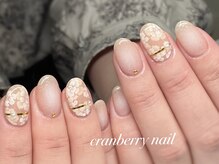 クランベリーネイル 代官山 恵比寿(cranberry nail)/フラワーネイル