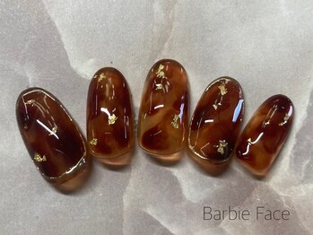 バービーフェイス 恵比寿(Barbie Face)/べっ甲ネイル