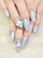 アンドシュシュネイル(&CHOU CHOU nail)&nbsp;マグネットに3Dハート追加