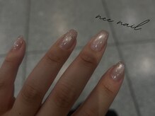 ニーネイル(nee nail.)/マグネット×ラメグラnail