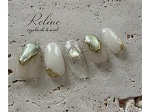 リライン(Re line)の雰囲気（《春デザイン》定額デザインネイル☆カラー変更可能◎大人可愛い）
