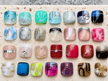 スターネイル(STAR NAIL)の雰囲気（フットのデザインもハンドに変更可能です♪担当者とご相談！）