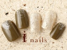 アイネイルズ 町田店(I nails)/こっくりマットグリーン7980円