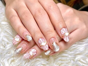 ディバネイル(Diva_nail.$)/春マグネットネイル♪