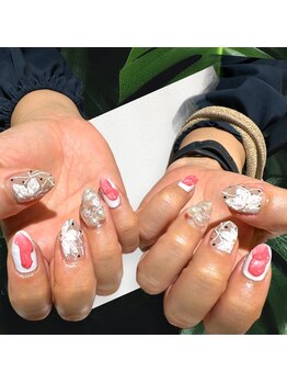 アヤネイルズ アンド アイラッシュ(AYA NAILZ.＆Eyelash)/100minsアートコース