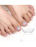 これからの季節足元もかわいく♪FOOTワンカラー¥6000