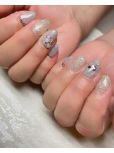 カズネイル(Kazu nail)/キラキラグリッターネイル