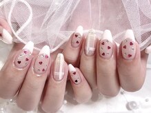 プティネイル 池袋(Puty Nail)/ピンクフレンチネイル　スカルプ