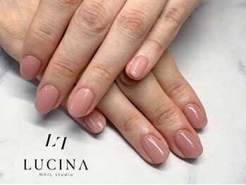ネイルスタジオ ルキナ(LUCINA)/H-838大人ナチュラルワンカラー