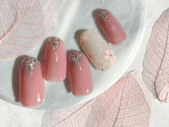 ネイルサロンジンジャー(Ginger)/スプリング桜ネイル