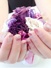 ネイルサロンアンドスクール ヴィタリティ(Vita-lity)/ラメグラデーション