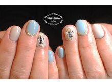 ジュジュ(Juju)/春の水色ネイル